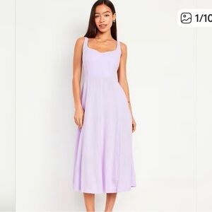Old Navy Lavender Midi Dress